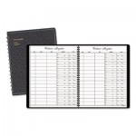 At-A-Glance Recycled Visitor Register Book, Black, 8 1/2 x 11 AAG8058005
