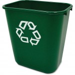 Rubbermaid Commercial Recycling Symbol Container 295606GN