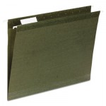 UNV24113 Reinforced Recycled Hanging Folder, 1/3 Cut, Letter, Standard Green, 25/Box UNV24113