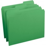 Business Source Reinforced Tab Colored File Folders 03174