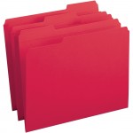 Business Source Reinforced Tab Colored File Folders 03171
