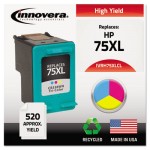 IVRH75XLCL Remanufactured CB338WN (75XL) Ink, 520 Yield, Tri-Color IVRH75XLCL