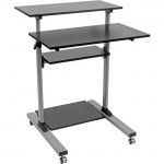 Tripp Lite Rolling Standing Desk/Workstation on Wheels, Height Adjustable, Mobile WWSSRC