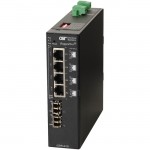 Omnitron Systems RuggedNet GHPoE/Si Ethernet Switch 3207-1-24-2Z