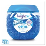BRIGHT ir BRI 900228 Scent Gems Odor Eliminator, Cool and Clean, Blue, 10 oz, 6/Carton BRI900228CT