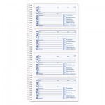Tops Second Nature Phone Call Book, 2 3/4 x 5, Two-Part Carbonless, 400 Forms TOP74620
