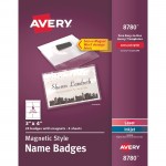 Avery Secure Magnetic Name Badges 8780