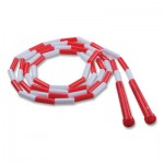 Champion Sports Segmented Plastic Jump Rope, 7ft, Red/White CSIPR7