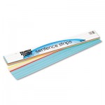 Pacon Sentence Strips, 24 x 3, Assorted Colors, 100/Pack PAC73400
