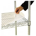 ALESW59SL4818 Shelf Liners For Wire Shelving, Clear Plastic, 48w x 18d, 4/Pack ALESW59SL4818