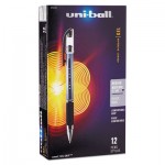Uni-Ball Signo Gel GRIP Roller Ball Stick Gel Pen, Black Ink, Medium, Dozen SAN65450