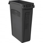 Rubbermaid Commercial Slim Jim Vented Container 354060BKCT