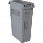 Rubbermaid Commercial Slim Jim Vented Container 354060GYCT