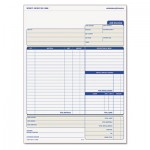 Tops Snap-Off Job Invoice Form, 8 1/2 x 11 5/8, Three-Part Carbonless, 50 Forms TOP3866