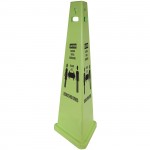 TriVu Social Distancing 3 Sided Safety Cone 9140SD
