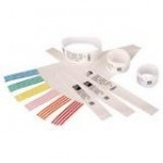 Zebra Soft Infant Z-Band Wristband (White) 10007909