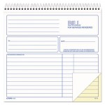 TOPS Spiralbound Service Invoices, 8 1/2 x 7-3/4, Two-Part Carbonless, 50 Sets/Book TOP4133