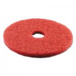 PAD 4018 RED Standard 18-Inch Diameter Buffing Floor Pads, Red BWK4018RED