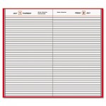 At-A-Glance Standard Diary Daily Diary, Recycled, Red, 7 11/16 x 12 1/8, 2016 AAGSD37613