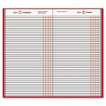 At-A-Glance Standard Diary Recycled Daily Journal, Red, 7 11/16 x 12 1/8, 2016 AAGSD37713