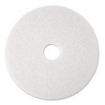 Super Polish Floor Pad 4100, 19", White, 5/Carton MMM08483