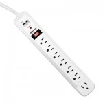 IVR71654 Surge Protector, 7 Outlets, 4 ft Cord, 1080 Joules, White IVR71654