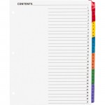 Business Source Table of Content Quick Index Dividers 21907