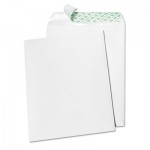 Quality Park Tech-No-Tear Catalog Envelope, Poly Lining, Side Seam, 9 x 12, White, 100/Box QUA77390