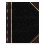 National Brand Texthide Record Book, Black/Burgundy, 300 Green Pages, 10 3/8 x 8 3/8 RED56231