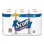 Scott Toilet Paper, Septic Safe, 1-Ply, White, 1000 Sheets/Roll, 12 Rolls/Pack, 4 Pack/Carton KCC10060