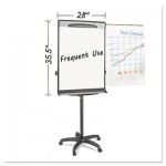 Tripod Extension Bar Magnetic Dry-Erase Easel, 69" to 78" High, Black/Silver BVCEA48062119