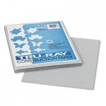 Pacon Tru-Ray Construction Paper, 76 lbs., 9 x 12, Gray, 50 Sheets/Pack PAC103027