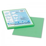 Pacon Tru-Ray Construction Paper, 76 lbs., 9 x 12, Festive Green, 50 Sheets/Pack PAC103006