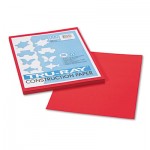 Pacon Tru-Ray Construction Paper, 76 lbs., 9 x 12, Festive Red, 50 Sheets/Pack PAC103431