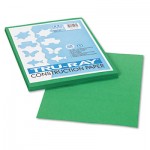 Pacon Tru-Ray Construction Paper, 76 lbs., 9 x 12, Holiday Green, 50 Sheets/Pack PAC102960