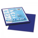 Pacon Tru-Ray Construction Paper, 76 lbs., 9 x 12, Royal Blue, 50 Sheets/Pack PAC103017