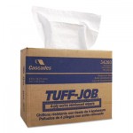 Tuff-Job Scrim Reinforced Wipers, 9 3/4 x 16 3/4, White, 150/Box, 6 Box/Carton CSD34200