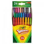 Crayola 529724 Twistables Mini Crayons, 24 Colors/Pack CYO529724
