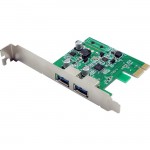 Visiontek Two Port USB 3.0 x1 PCIe Internal Card for PCs and Servers 900869