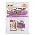 Brother P-Touch TZAF231 TZ Photo-Safe Tape Cartridge for P-Touch Labelers, 1/2w, Black on White BRTTZEAF231