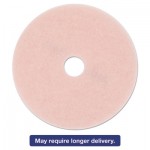 MCO 25863 Ultra High-Speed Eraser Floor Burnishing Pad 3600, 27", Pink, 5/Carton MMM25863