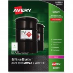 Avery UltraDuty GHS Chemical Laser Labels 60501