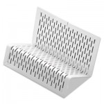 Urban Collection Punched Metal Business Card Holder, Holds 50 2 x 3 1/2, White AOPART20001WH