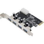USB 3.0 4-port PCI-e Controller Card SD-PEX20133
