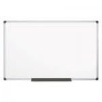 Value Melamine Dry Erase Board, 48 x 96, White, Aluminum Frame BVCMA2112170MV