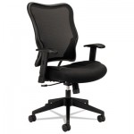 HON HVL702.MM10 VL702 Series High-Back Swivel/Tilt Work Chair, Black Mesh BSXVL702MM10