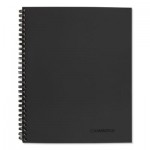 Cambridge Wirebound Guided Business Notebook, QuickNotes, Dark Gray, 11 x 8.5, 80 Sheets MEA06066