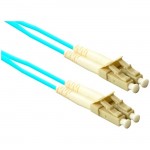 eNet .5M LC/LC 10G Aqua fiber cable AJ833A-ENC