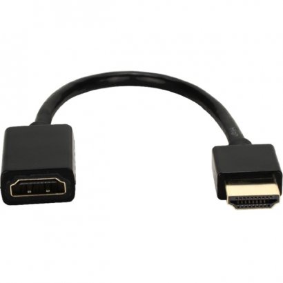 0.5ft High Speed HDMI UltraHD 4K with Ethernet Thin Flexible Extension Cable HDXT-0.5F