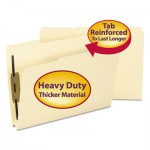 Smead 1 1/2 Inch Expansion Folders, Two Fasteners, 1/3 Top Tab, Legal, Manila, 50/Box SMD19595